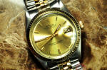 Rolex Datejust 18k Gold / Steel Vintage 1966 � 1967